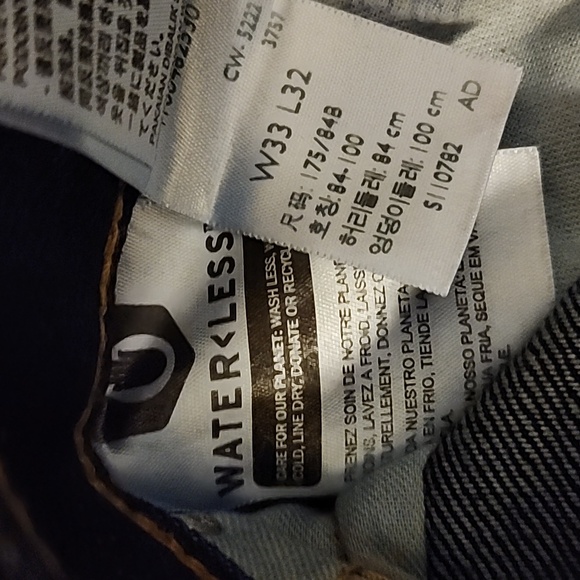 Gave To REUBEN NWT Mens Denim Levi's 511 TM Slim. W 33. L 32 (irregular). - Picture 11 of 11